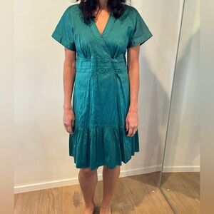 Calypso Teal dress. Size L
